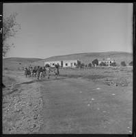 Students walk to school from their homes, Jibrail Rural Fellowship Center