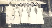 Nurses in training school.