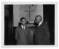 Leonard A. Ellis and his minister.