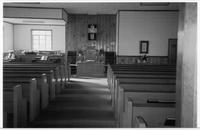 Piney Fork Cumberland Presbyterian Church, Marion, Kentucky interior.