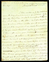Letter from Benjamin Rush to John King, 1783.