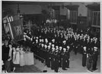 Navy service at Second Presbyterian Church, Newark, N.J., 1947.