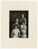 Swan Magnus and Lois Erickson with two daughters.