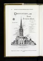 Second Presbyterian Church, Memphis, Tenn. dedication program.