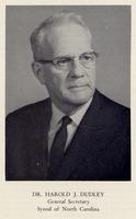 Portrait of Dr. Harold J. Dudley.