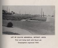 Lot of Calvin Memorial, Detoit, Michigan.