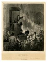 Knox preaching in Old St. Giles Cathedral.