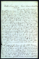 Letter to Walter Lowrie from Peter Dougherty, Grand Traverse, November 24, 1852.