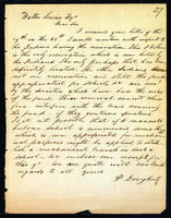 Letter to Walter Lowrie from Peter Dougherty, undated.