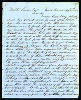 Letter to Walter Lowrie from Peter Dougherty, Grand Traverse, August 13, 1853.
