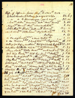 Report of expenses from May 1 to November 1, 1854.