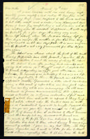 Letter to Daniel Wells from Peter Dougherty, March 19, 1841.