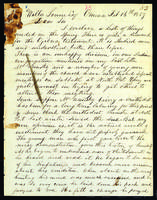 Letter to Walter Lowrie from Peter Dougherty, Omena, February 16, 1859.
