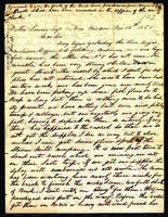 Letter to Walter Lowrie from Peter Dougherty, New Mission, November 12, 1853.