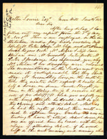 Letter to Walter Lowrie from Peter Dougherty, Grove Hill, January 1, 1855.
