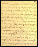 Letter to Daniel Wells from Peter Dougherty, Mana's Cove, Omena Co., Mich., June 19, 1841.