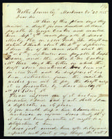 Letter to Walter Lowrie from Peter Dougherty, Mackinac, October 22, 1855.