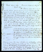 Letter to Walter Lowrie from Peter Dougherty, Grand Traverse, July 11, 1853.