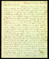 Letter from Peter Dougherty to his uncle, Grand Traverse, July 25, 1848.