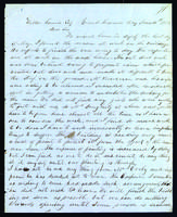 Letter to Walter Lowrie from Peter Dougherty, Grand Traverse, June 11, 1853.