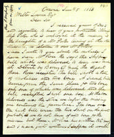 Letter to Walter Lowrie from Peter Dougherty, Omena, January 5, 1863.