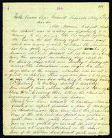 Letter to Walter Lowrie from Peter Dougherty, Grand Traverse, May 1, 1849.