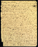 Letter to Daniel Wells from Peter Dougherty, Detroit, August 28, 1840.