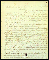 Letter to Walter Lowrie from Peter Dougherty, Grand Traverse, July 28, 1848.