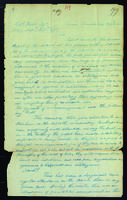 Letter to Robert Stuart, Acting Superintendent of Indian Affairs, Grand Traverse Bay, August 30, 1844.
