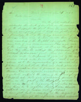 Letter to Walter Lowrie from Peter Dougherty, Grand Traverse, January 3, 1843.