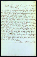 Letter to Walter Lowrie from Peter Dougherty, Grand Traverse, July 27, 1853.