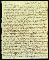 Letter to Daniel Wells from Peter Dougherty, Detroit, October 3, 1838.