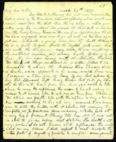 Letter to Daniel Wells from Peter Dougherty, Mackinac, April 27, 1839.