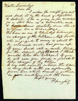 Letter to Walter Lowrie from Peter Dougherty, August 1858.