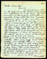 Letter to Walter Lowrie from Peter Dougherty, June 1849.