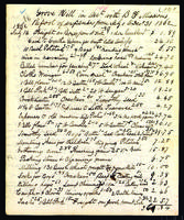 Report of expenses at Grove Hill, July 1, 1862, to December 31, 1862, by Peter Dougherty.