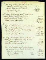 Account with Board list, 1859.