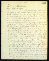 Letter to William A. Richmond from Peter Dougherty, October 1846.