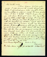 Letter to Daniel Wells from Peter Dougherty, May 1847.