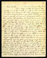 Letter to Daniel Wells from Peter Dougherty, Grand Traverse, February 9, 1847.