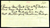 Note confirming receipt of merchandise at Board of Foreign Missions, September 16, 1846.