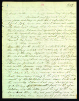 Letter to Daniel Wells from Peter Dougherty, Grand Traverse Bay, July 7, 1845.