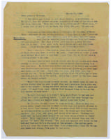 Story; Station letter; Memorial minute of Evelyn Lucas Thompson, 1927-33.