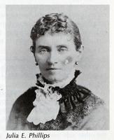 Portrait of Julia E. Phillips.